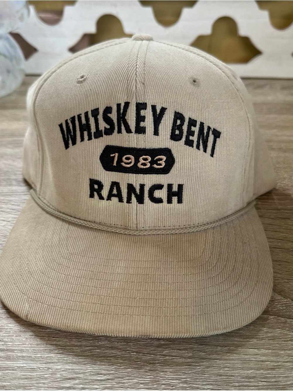 Whiskey Bent Ranch 1983 Corduroy style, snapback Richardson Outdoor